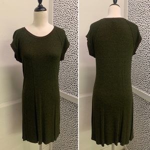 Waffle knit dress